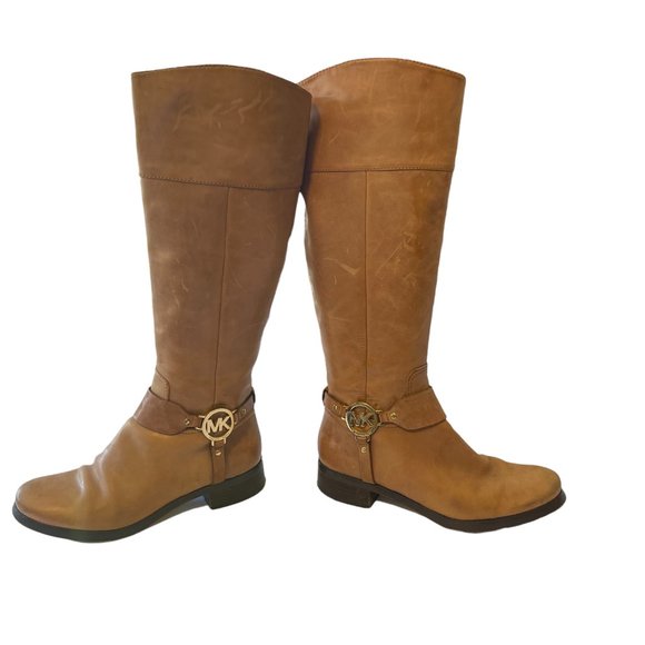 Michael Kors Brown Fulton Boots - Picture 3 of 9